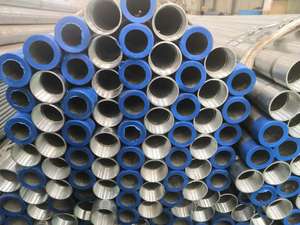 ASTM A53 S275 BS1387 2 inç sıcak daldırma GALVANİZLİ ÇELİK BORU dişli ve kaplin ile ön galvanizli <span class=keywords><strong>Gi</strong></span> çelik boru - Product Image 3