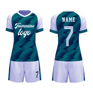 Nouvelle combinaison de football pour femmes, chemises et hauts Vêtements de sport respirants de haute qualité Logo personnalisé Impression du nom Ensemble de prix de gros - Product Image 6