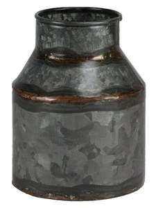 Jardinière en métal galvanisé, décoration d'accoudoir, pour le jardinage intérieur et extérieur, salon, hôtel, restaurant, balcon, bureau d'achat - Product Image 5