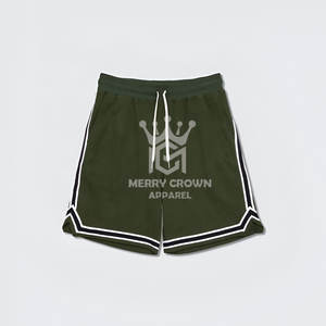 Pantalones cortos de gimnasio para hombre de alta calidad Pantalones cortos de jogging de lana de algodón Premium Patrón sólido Personalizado al por mayor - Product Image 1