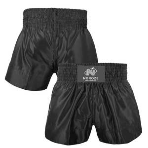 กางเกงขาสั้นมวยไทยสำหรับผู้ชายสไตล์สตรีทล่าสุดดีไซน์ตามสั่งพร้อมกางเกงรัดเอวยางยืดปิดกลาง - Product Image 1