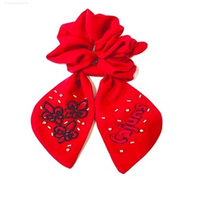 Trendy Beaded Scrunchies Halloween <b>Hair</b> <b>Accessory</b> Indian Hand Embroidery Scrunchies Seed Beaded Scrunchies - Product Image 5