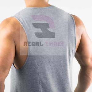 Camisetas sin Mangas Casuales para Hombre, Personalizadas, Transpirables, Ecológicas, de Poliéster/Algodón, con Colores y Tallas Personalizadas - Product Image 4