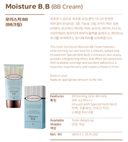 Krim BB Bedak Tabur Korea 40ml SPF43 PA+++ Pemutih Anti-Kerut Dengan Herbal Khusus No.8 Logo Kustom ODM