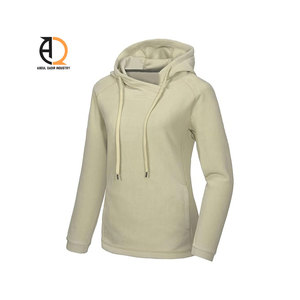 Sudadera con capucha Jersey de mujer con diseño de cremallera completa Sudaderas con capucha sólidas para mujer Ropa informal de punto para mujer - Product Image 3