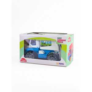 City <b>Garbage</b> <b>Truck</b> <b>Toy</b> Friction-Powered Plastic Car with Detachable Dustbin for Boys - Product Image 5