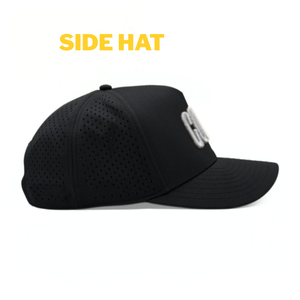 Casquette de golf structurée à 5 panneaux, imperméable, avec ventilation découpée au laser, ajustement réglable, broderie personnalisée, casquette de sport unisexe - Product Image 3