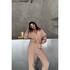 Conjunto Deportivo Beige, Regalo Perfecto, Tejido de Calidad - Product Image 5