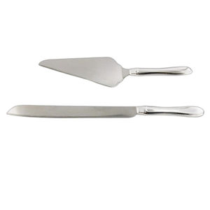 Customized Logo Best <b>Sale</b> Cake Server High Quality Stainless Steel Silver Embossed Design Cake Serving Tools Cake <b>Knife</b> - Product Image 2