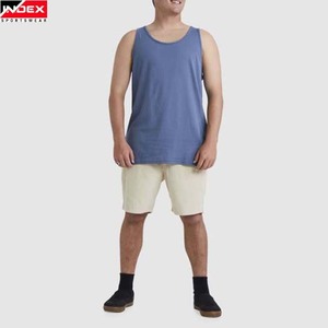 Camiseta sin Mangas para Hombre INDEX, Cuello Redondo, Color Sólido, Tejido Transpirable, Ropa Casual - Product Image 6