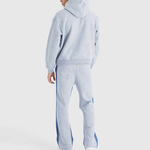 Ensemble de survêtement homme en molleton bouclette avec broderie et éléments réfléchissants, personnalisable, pour le jogging - Product Image 2