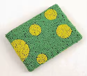 Bolsa de monedas de girasol de vaquero con cuentas hechas a mano, moneda con cuentas con estampado de vaca y flores para mujeres y niñas de MD HANDICRAFTS - Product Image 3
