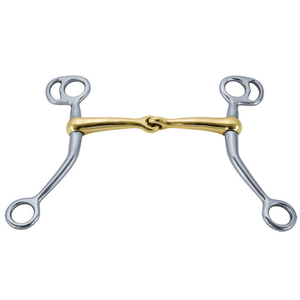Mèche en acier inoxydable lourd anneau de cheval bouche articulée anneau lâche mèche pour fournitures mèches de cheval de haute qualité conception personnalisée - Product Image 4
