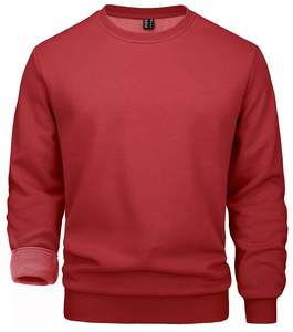 Automne et hiver qualité supérieure hommes polaire pull sweat 100% coton tissé hiver sweats à capuche - Product Image 4