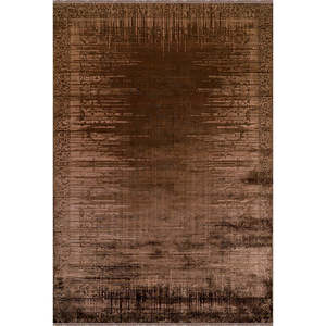 Rugs Depot Brown Modern Poema PO005 Alfombra de área Viscosa y acrílico Fácil de limpiar y duradero para la sala de estar - Product Image 1