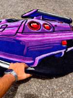Belle Skyline En Forme De Voiture Doux Tapis De Sol Lavable Moelleux Chambre Tapis Enfants Chambre Tapis Pour Enfant Décor Cadeau Personnalisable
