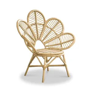 Silla de ratán Papasan de alta calidad hecha a mano en Vietnam tejido Degsign muebles OEM personalizados para decoración de sillas de Hotel y hogar HNH - Product Image 6