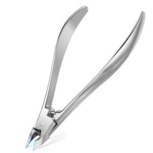 Meilleur fournisseur, pinces à cuticules courbées tendance et performantes, nouvelle arrivée, acier inoxydable, outil de salon, manucure, pédicure, large - Product Image 1