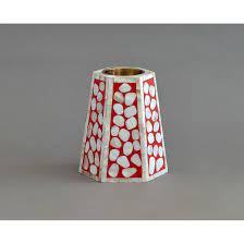 Bougeoir moderne à incrustation d'os, bougeoir décoratif de luxe de taille moyenne à vendre - Product Image 6