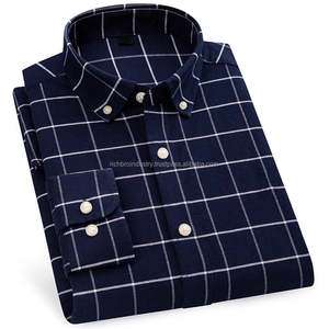 Camisa de Vestir Casual para Hombre de Alta Calidad de Marca Personalizada, Colores y Logotipo Personalizables, Tela de Poliéster/Algodón - Product Image 1
