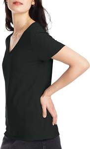 Camiseta de estilo urbano para mujer, camiseta de gran tamaño con hombros descubiertos - Product Image 4