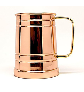 Handmade 100% Pure Copper Moscow Mule Copper <b>for</b> Mugs 20 Oz Tankard with Brass Handle Gift <b>Cup</b> Design - Product Image 1
