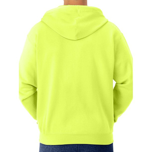 Hommes 100% coton polaire lourd à capuche avec fermeture éclair en métal, sweats à capuche unisexes avec poche avant, tendance, fabriqué au Pakistan - Product Image 4