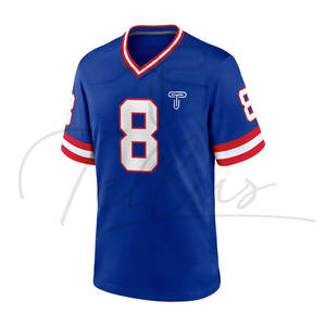 Derniers modèles d'uniformes de football américain haut de gamme, manches courtes, imprimés, 100% polyester, unisexe, adulte, toutes saisons, fabriqués au Pakistan - Product Image 5