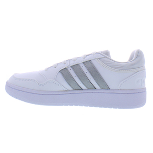 Zapatillas Adidas Hoops 3.0 para Mujer Color: Blanco/Plateado 100% Auténticas - Product Image 4