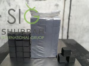 Usine indonésienne de charbon de bois de briquette de coquille de noix de coco pour narguilé pour le matériel de charbon de coco de BBQ - Product Image 3