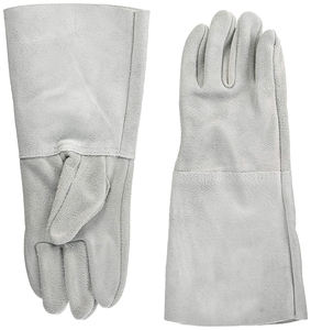 Guantes de soldadura de cuero dividido de vaca XL, pantalla táctil antideslizante protectora barata, ignífuga y anticalor para soldador - Product Image 3