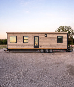 Maison sur remorque avec <span class=keywords><strong>kit</strong></span> de maison préfabriquée isolée de 20 pieds, sur roues, mini-cabane mobile, kits de maison préfabriquée - Product Image 1
