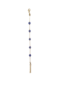 Bracelet en acier inoxydable plaqué pierres de zircon imitation perle DAFNI BIG PAZAR - Cadeau tendance d'Istanbul - Product Image 1