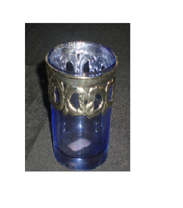 Venta caliente Soporte de vela decorativo para el hogar Meta Fancy Candle Pillar Decorar Tealight votivo de latón y vidrio - Product Image 1