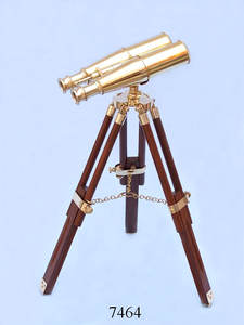 Jumelles nautiques en laiton classique pour la décoration de la maison côtière cadeau parfait pour les amoureux de la mer et les amateurs de navires - Product Image 3