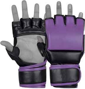 Guantes de MMA de Media Palma de Alta Calidad, Nuevos Guantes de Boxeo y Entrenamiento de Cuero Elástico del Fabricante - Product Image 1