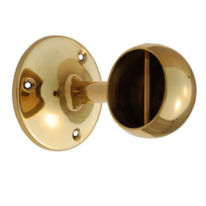 Support de garde-corps en laiton robuste pour structure triangulaire de finition en laiton polonais de poteau de 38 mm pour les affaires en vrac - Product Image 1