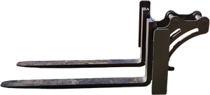 Fourche à palettes pour excavatrice, fourches en acier réglables robustes pour le levage et le transport sur site - Product Image 5