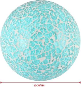 Esfera de cristal de mosaico hecha a mano, diseño creativo, bola decorativa de cristal para el hogar, adornos de bolas artesanales, decoración del hogar para regalo - Product Image 1