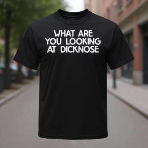 T-shirt con meme Dicknose: Cosa stai guardando? - Prodotto promozionale - Product Image 3