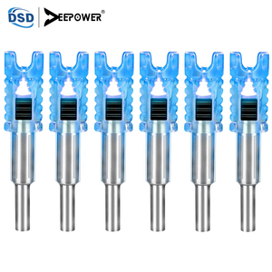 OEM DEEPOWER - Juego de 6 Nocks LED Iluminados, Bujes de .285-.305, Construcción de Plástico, Interruptor de Encendido/Apagado, para Ballesta y <span class=keywords><strong>Arco</strong></span> Compuesto de Precisión - Product Image 1