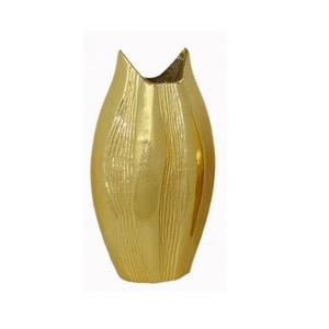 Design moderne haut de gamme Décoration de la maison Vase à fleurs en métal et aluminium avec dessus de table en or martelé ou décoration murale de salon et de couloir - Product Image 3