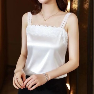 เสื้อกล้ามเซ็กซี่โชว์หลังเสื้อเอวลอยเสื้อผู้หญิง Y2k ทึบเปิดไหล่เสื้อท่อนบนสีกากีเสื้อท่อนบนแขนกุดสำหรับฤดูร้อน - Product Image 6