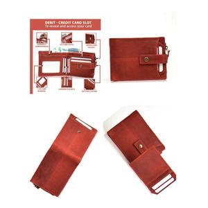 2025 vente chaude hommes Premium qualité Style chic portefeuille en cuir Logo personnalisé ouvert pince à billets doublure en Nylon mode faible coût - Product Image 1