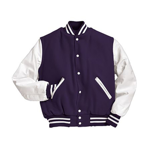 Vente en gros Veste universitaire unisexe OEM avec logo personnalisé pour votre marque Veste Letterman universitaire matelassée à capuche vierge personnalisée - Product Image 3