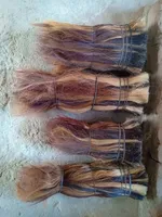 Extensions de cheveux queue de yak en corne de buffle naturelle pour compagnon de rasage pour brosses à cheveux en plumes en plastique en bois Agate