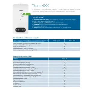 Calentador de Agua a Gas de Cámara Abierta Bosch Therm 4000 de 10 Litros, Bajo en NOx, Metano, Producto Junkers - Product Image 2