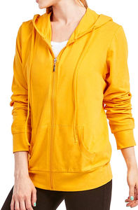 Sudadera con Capucha para Mujer, Tejida, 100% Algodón, Casual, con Cierre Frontal y Logotipo, Manga Larga, Estilo Urbano para Otoño e Invierno - Product Image 6