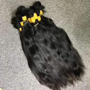 Extensiones de cabello Virgen sin procesar vietnamita a granel de la más alta calidad, cabello liso Natural crudo, un proveedor, blanqueamiento VIP, 100g - Product Image 4