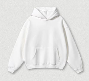 Venta al por mayor personalizado nueva llegada OEM mejor bordado Logo sudaderas con capucha Unisex sudadera en blanco de algodón de gran tamaño para los hombres - Product Image 3